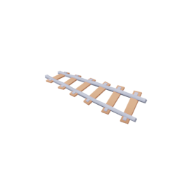 Railroad Damaged Straight Skew Right